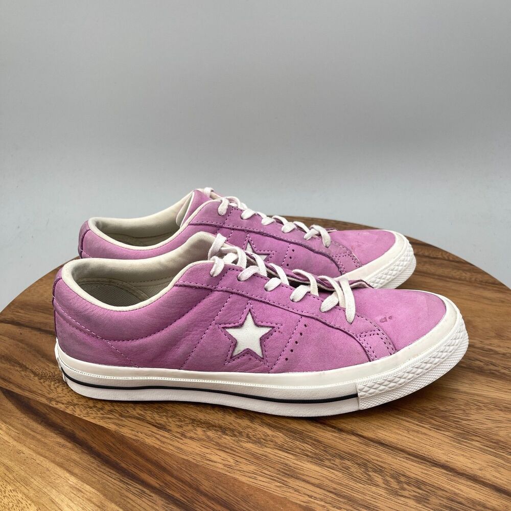 Converse One Star Ox Shoes Womens Size 9 Pink Suede Casual Walking Sneakers